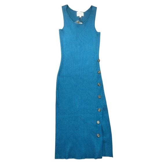 NWT Olive And Oak Jersey Knit Tank Dress In Color Nightfall Size M - Picture 1 of 7